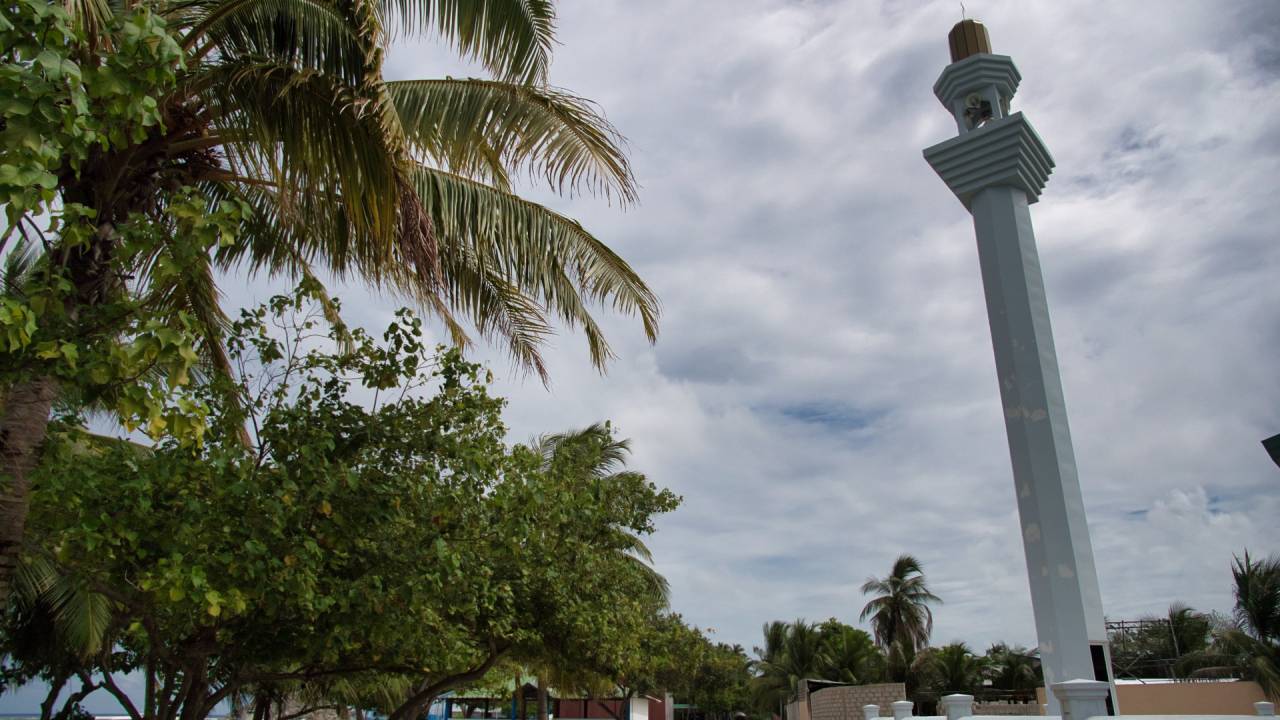 Moschee im Malediven-Atoll Laamu