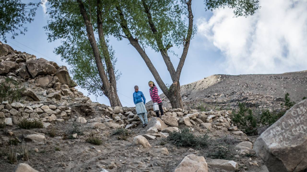 Children in the Wakhan Valley 