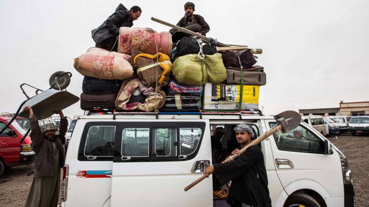 Egyptian labourers in Libya