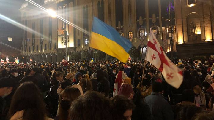 Interview zu Protesten in Georgien