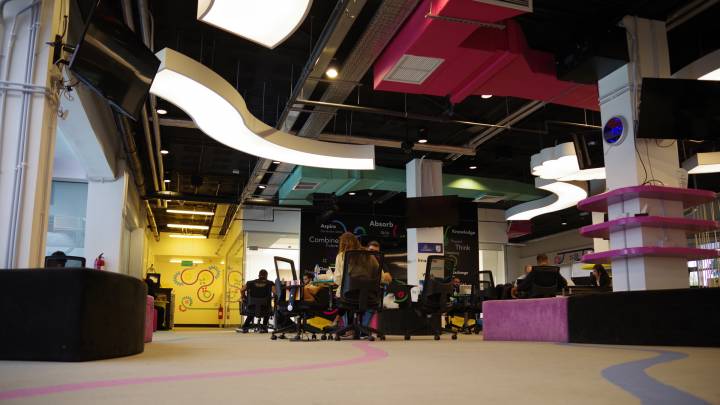 Tech entrepreneurs at the King Hussein Business Park in Amman, Jordan.